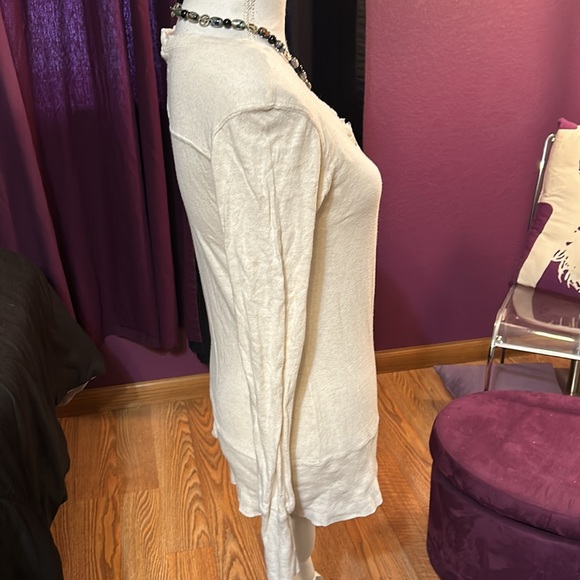 Roxy lightweight sweater top, sz M, ivory - Picture 4 of 8